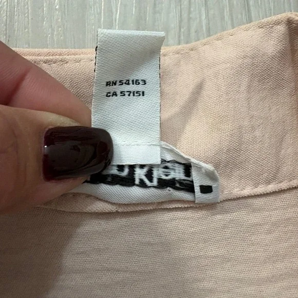 Calvin Klein Women Crinkle Knit Cardigan Duster Shawl Collar Open Front Pink XL - Picture 5 of 12